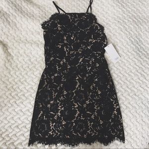 TOBI lace body con dress